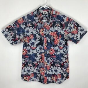 VISSLA men’s short sleeve button down shirt XL